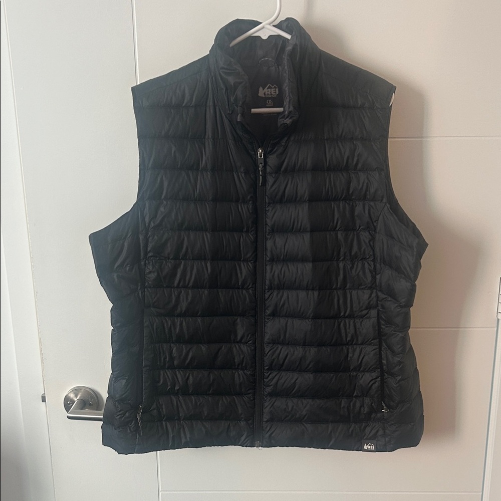 REI Midnight Black Quilted Vest